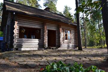 Фото номера Коттедж с сауной Дома для отпуска Forest Cottage г. Сякюля 18