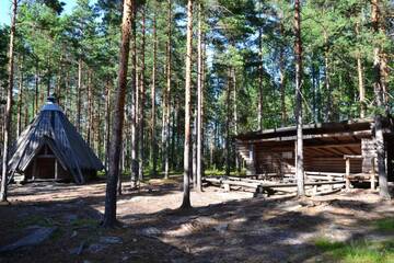 Фото номера Коттедж с сауной Дома для отпуска Forest Cottage г. Сякюля 14
