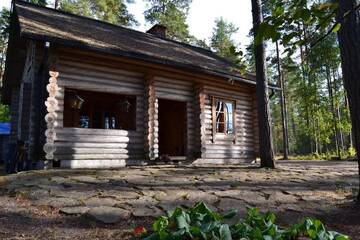 Фото номера Коттедж с сауной Дома для отпуска Forest Cottage г. Сякюля 34